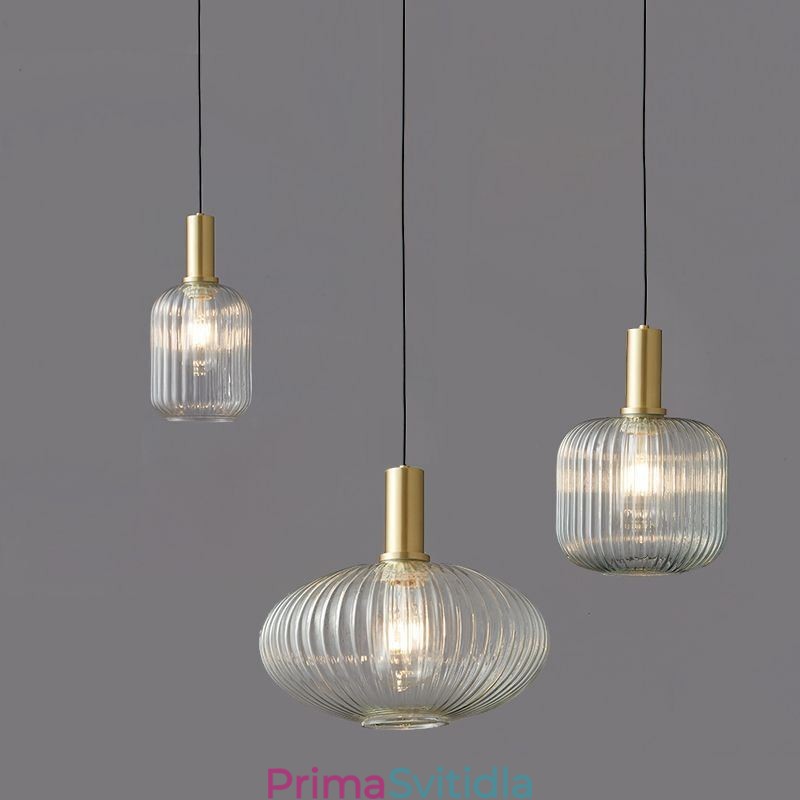 Moderní závěsné svítidlo One Light Skleněné závěsné osvětlení ostrov