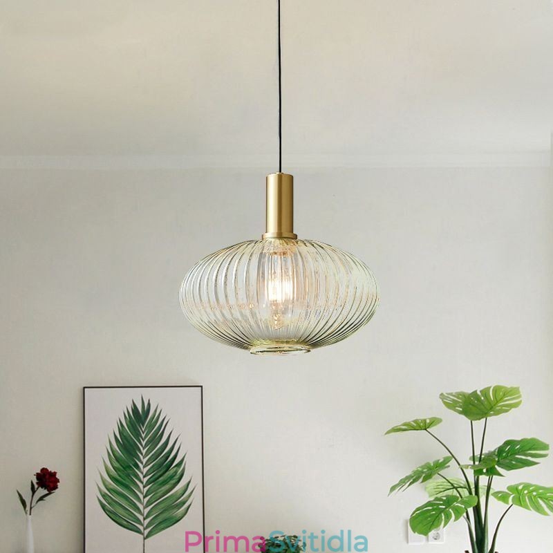 Moderní závěsné svítidlo One Light Skleněné závěsné osvětlení ostrov