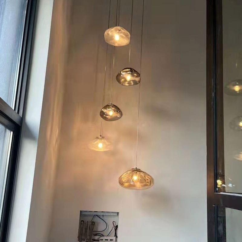 Creative Nordic Pendant Light Skleněný lustr Art Závěsné světlo