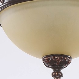 33*Evropský styl Venkovské klasické Svítidlo s absorbční kupolí