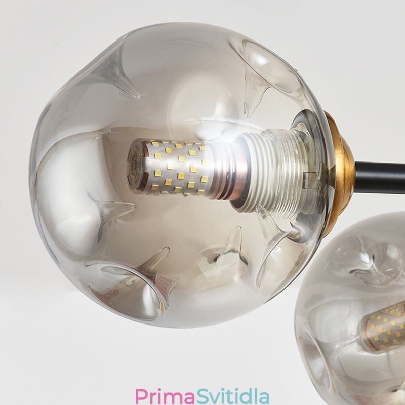 6 Lehké moderní skleněné stropní svítidlo Magic Bean svítidlo