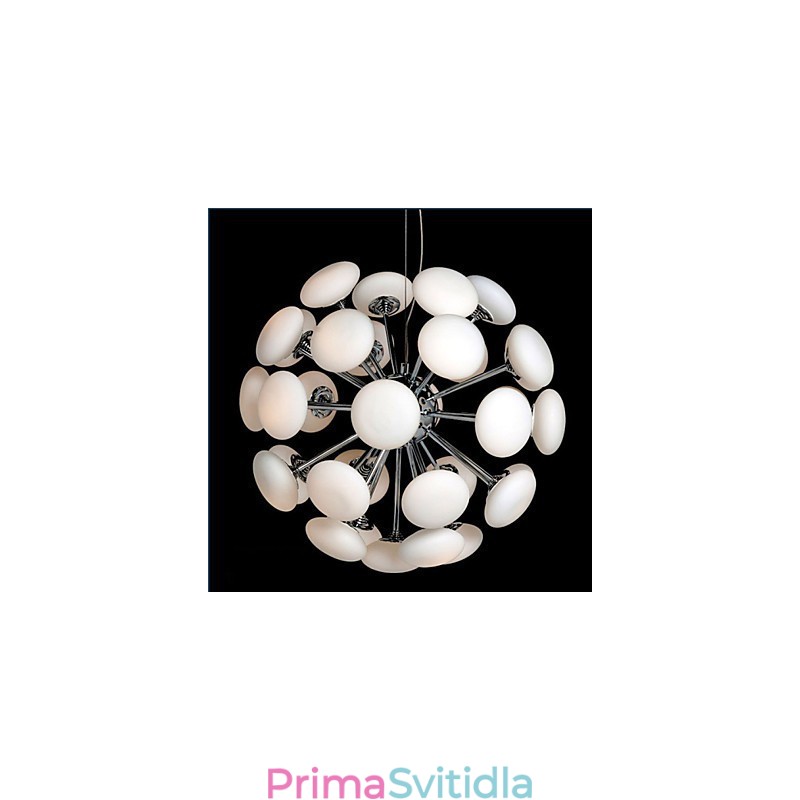 ModerníYestaurant Lamp Jednoduché kruhové skleněné umění Závěsná lampa Evropského stylu