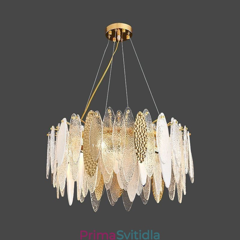Moderní elegantní skleněné závěsné svítidlo