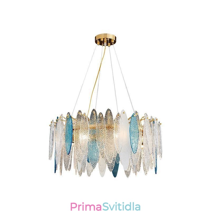 Moderní elegantní skleněné závěsné svítidlo