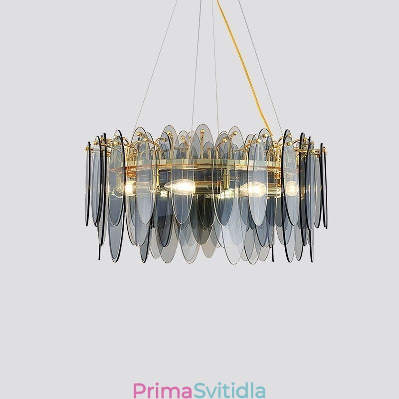Moderní elegantní skleněné závěsné svítidlo