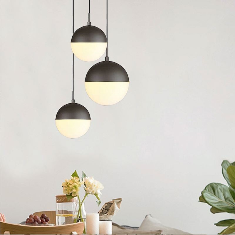 Moderní skleněná koule s přívěskem Light Island Ideas Lampa