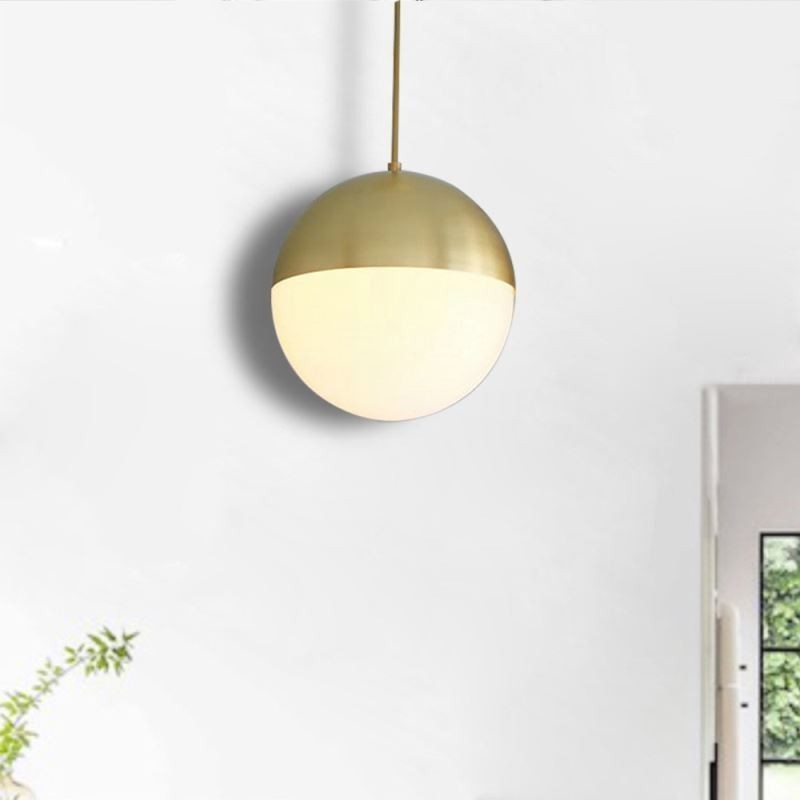 Moderní skleněná koule s přívěskem Light Island Ideas Lampa