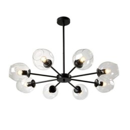Závěsné svítidlo ze severského skla Kouzelná lampa ve tvaru fazole Lustrové osvětlení