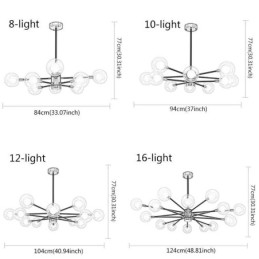 Severské skleněné závěsné světlo Mléčně bílá kulatá lampa Lustrové osvětlení