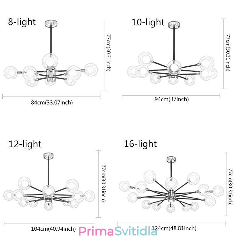 Severské skleněné závěsné světlo Mléčně bílá kulatá lampa Lustrové osvětlení