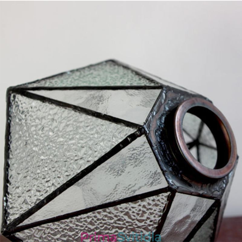 Geometrické barevné sklo Farmhouse Pendant Light