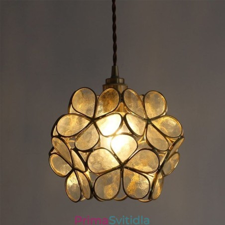 Nordic Creative závěsné svítidlo Skleněné domácí osvětlení Lampa ve tvaru okvětního lístku Noční lampa Nordic Creative závěsné svítidlo Skleněné domácí osvětlení Lampa ve tvaru okvětního lístku Noční lampa