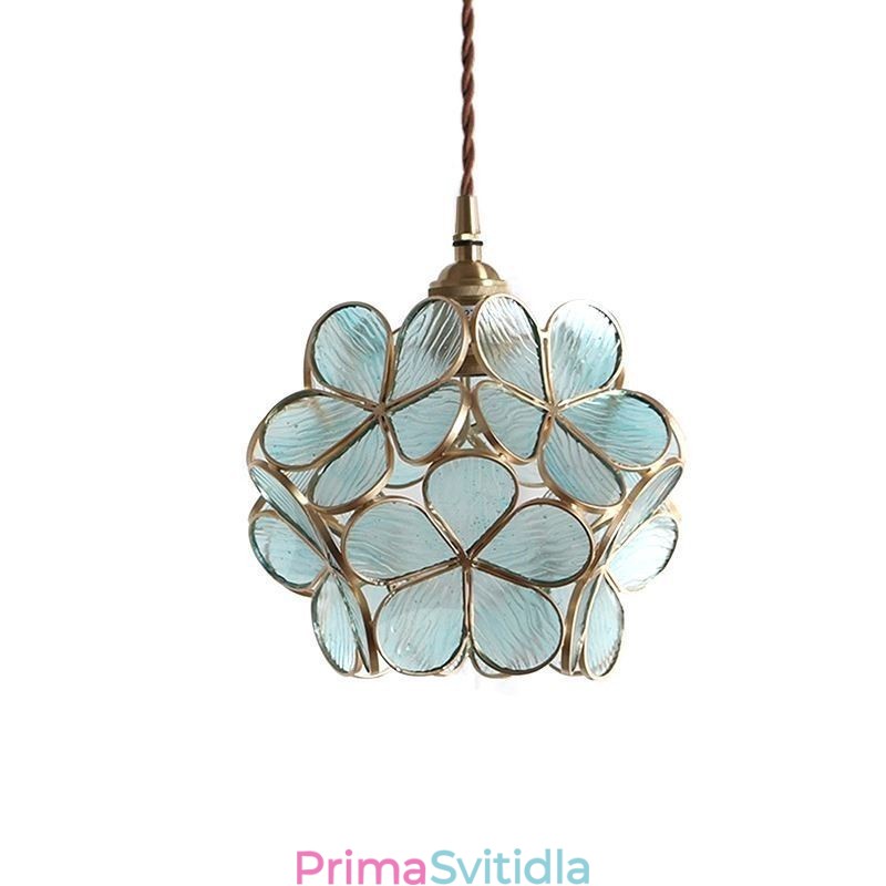 Nordic Creative závěsné svítidlo Skleněné domácí osvětlení Lampa ve tvaru okvětního lístku Noční lampa