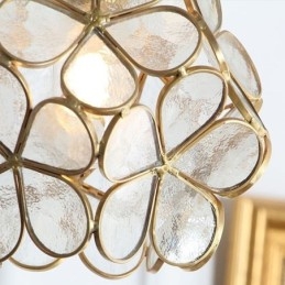 Nordic Creative závěsné svítidlo Skleněné domácí osvětlení Lampa ve tvaru okvětního lístku Noční lampa