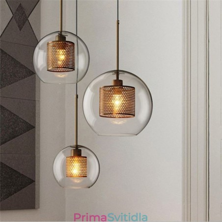 Severské závěsné světlo Skleněné domácí osvětlení Lampa ve tvaru kulaté koule Noční lampa Severské závěsné světlo Skleněné domácí osvětlení Lampa ve tvaru kulaté koule Noční lampa