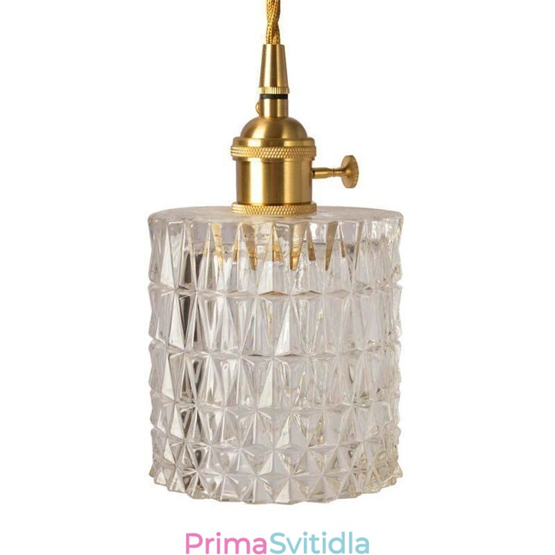 Svítidlo Jelly Jar Závěsné svítidlo z žebrovaného skla