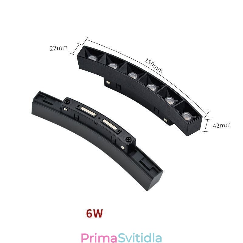 Kruhový dráhový světelný systém Magnetické zapuštěné dráhové svítidlo 120 cm