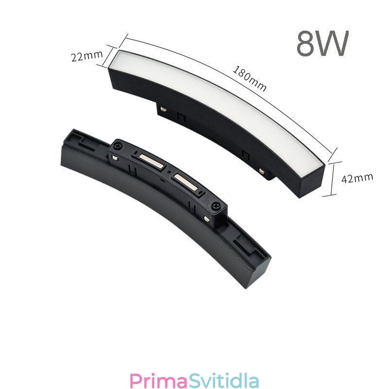 Kolejové svítidlo Magnetické zapuštěné kruhové dráhové svítidlo 120 cm