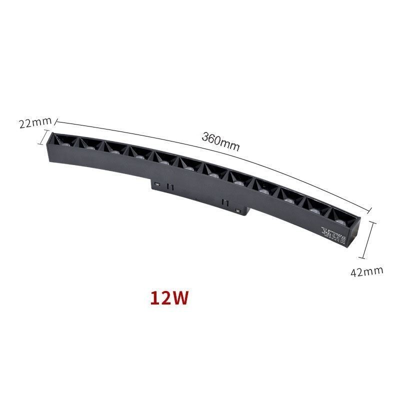 Kruhové magnetické dráhové svítidlo Zapuštěné bodové dekorativní svítidlo 80 cm