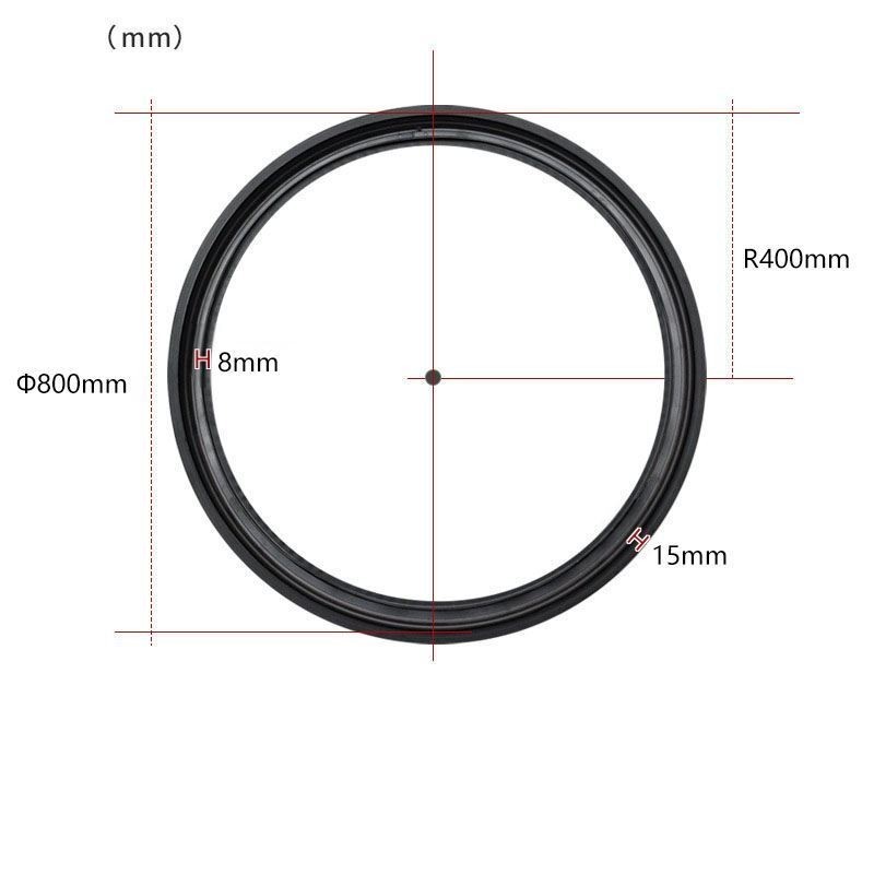 Kruhové magnetické dráhové svítidlo Zapuštěné bodové dekorativní svítidlo 80 cm