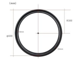 Kruhové dráhové svítidlo Magnetické zapuštěné bodové dekorativní svítidlo 60 cm