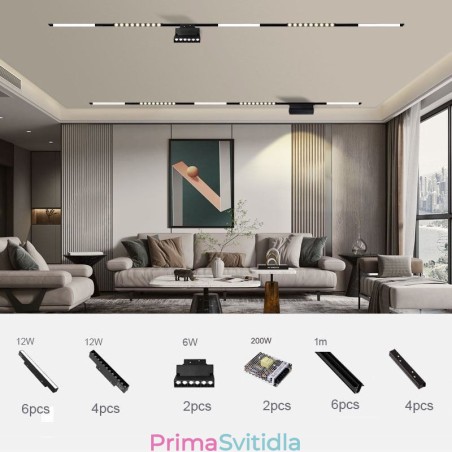 Zapuštěné bodové světlo Dekorativní světlo s magnetickou dráhou 3M*2 Zapuštěné bodové světlo Dekorativní světlo s magnetickou dráhou 3M*2