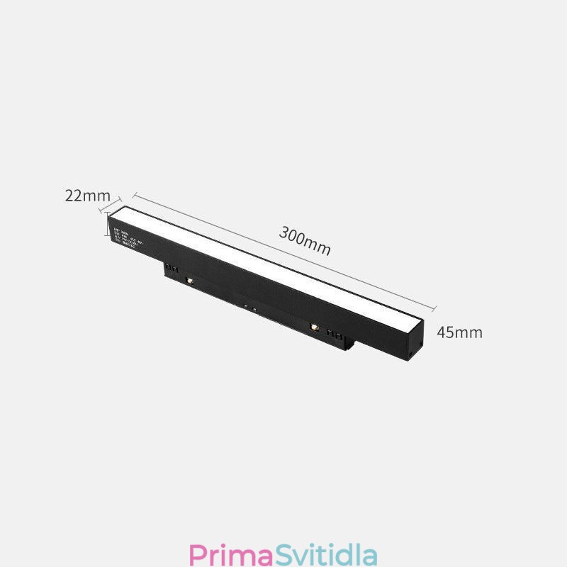 Magnetické dráhové světlo Zapuštěné bodové dekorativní světlo 6M*2