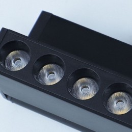 Zapuštěná lišta Mřížka Bodové světlo Lišta lišty Bodové světlo Magnetická skládací mřížka Bodové světlo 36V