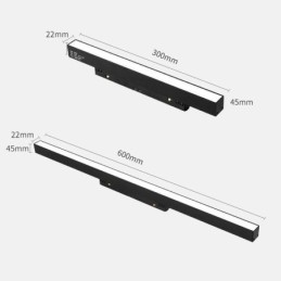 Track Linear Light Magnetický zapuštěný reflektor Floodlight 36V