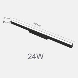 Track Linear Light Magnetický zapuštěný reflektor Floodlight 36V