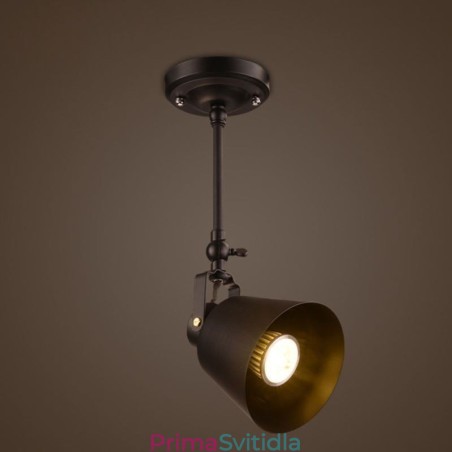 Rustikální Iron Spotlight Venkov Vintage stropní svítidlo Rustikální Iron Spotlight Venkov Vintage stropní svítidlo