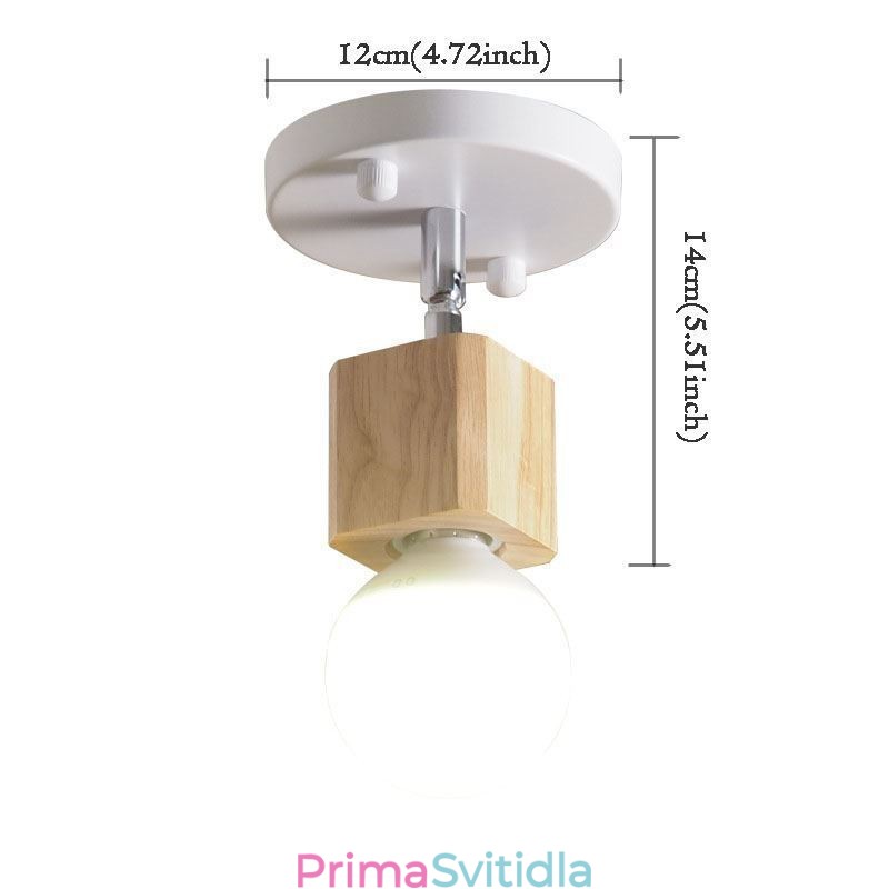 Jednoduché mini bodové světlo Moderní bílé stropní svítidlo (jedno světlo)
