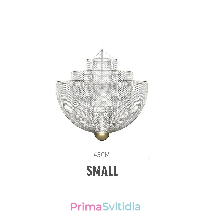 Kreativní a jedinečné umělecké dekorativní závěsné svítidlo Nordic Grid Designer