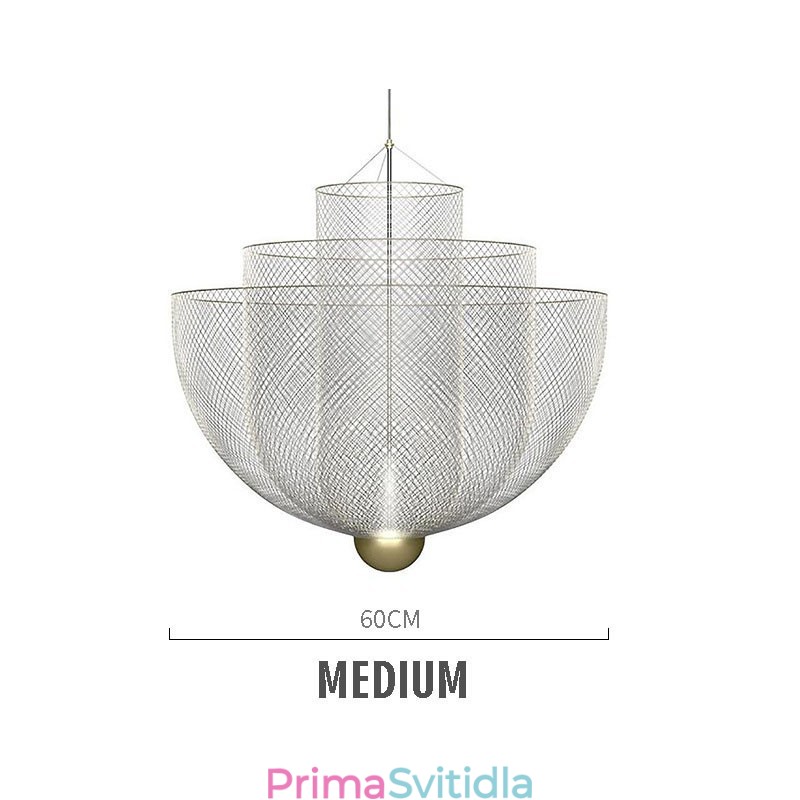 Kreativní a jedinečné umělecké dekorativní závěsné svítidlo Nordic Grid Designer