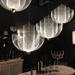 Kreativní a jedinečné umělecké dekorativní závěsné svítidlo Nordic Grid Designer