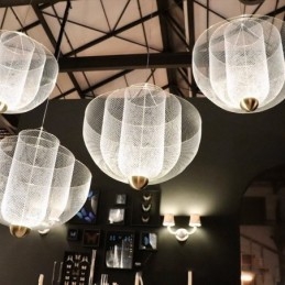 Kreativní a jedinečné umělecké dekorativní závěsné svítidlo Nordic Grid Designer