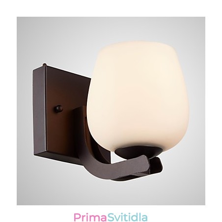 Železná nástěnná lampa se skleněným stínidlem Klasické moderní nástěnné svítidla Železná nástěnná lampa se skleněným stínidlem Klasické moderní nástěnné svítidla