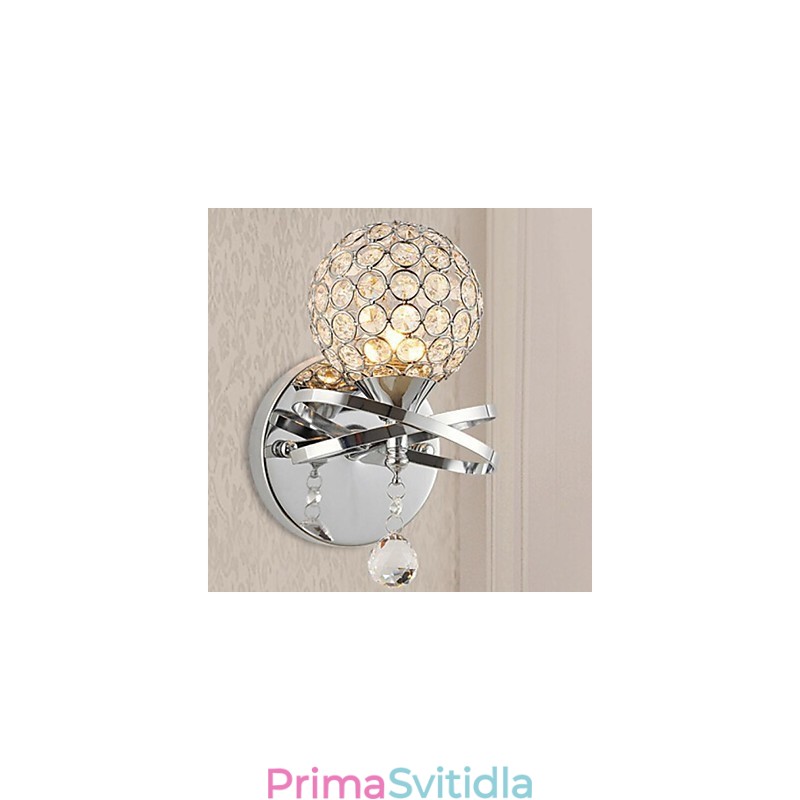 Křišťálové nástěnné svícny moderní současný kov