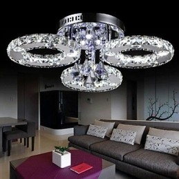 Moderní moderní křišťálový chromový kovový zapuštěný držák