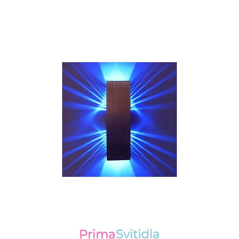 Moderní nástěnné svítidlo se 2 krychlovými odstíny v designu s rozptylovým světlem