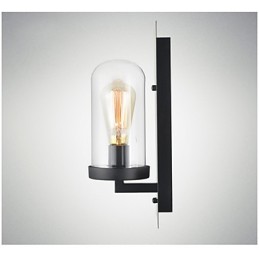 Svítidla v rustikálním stylu Iron Glass Wall Sconce Retro Nástěnná lampa Světlo z USA