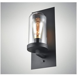 Svítidla v rustikálním stylu Iron Glass Wall Sconce Retro Nástěnná lampa Světlo z USA