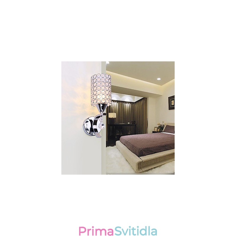 Nástěnné svícny Crystal Moderní současný kov