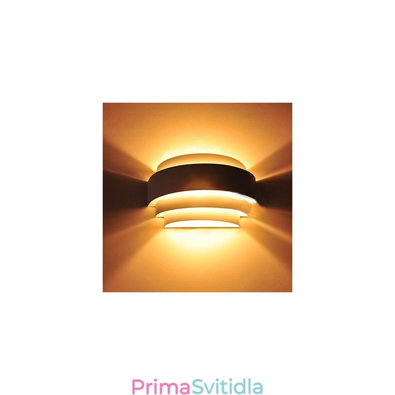 Zapuštěná nástěnná svítidla Moderní současné kovové