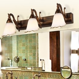 Nástěnné svítidla Koupelnové osvětlení Nástěnná svítidla na čtení Mini styl Rustic Lodge Metal