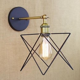 Americká ložnice ozdoba nástěnná lampa tepané železo schodiště lampa chodba chodba proces