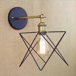 Americká ložnice ozdoba nástěnná lampa tepané železo schodiště lampa chodba chodba proces