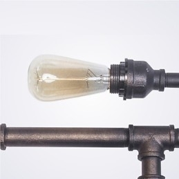 Vintage industriální nástěnné svítidlo Koupelna Kuchyň Jídelní trubka Edison Light Luxusní jídelní barové nástěnné svítidla Lamparas FJ DB2 014A0