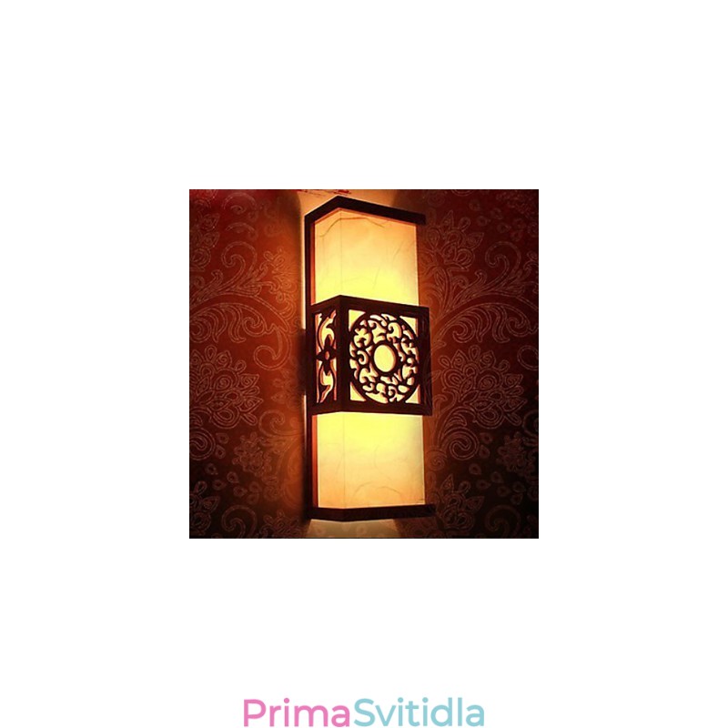 Archaize Corridor Corridor Klasická nástěnná lampa z ovčí kůže Light