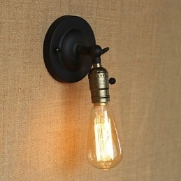 Edison Žárovka Ulička Retro Minimalistická noční ulička Kavárna Terasa Kanál Mini nástěnné svítidlo
